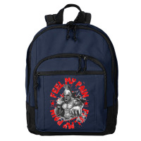 Gladiator Feel My Pain Mma Fighter Spartan Warrior Boxing Premium Basic Backpack | Artistshot