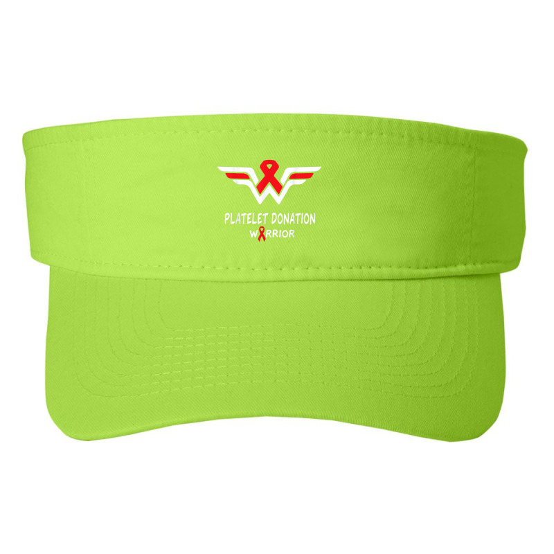 Platelet Donation Awareness Warrior Support Red Ribbon Gifts Fashion Visor by dwindupadi | Artistshot