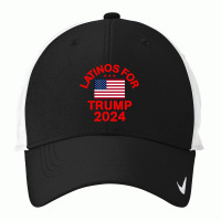 Latinos For Trump 2024 Nike Dri-fit Cap | Artistshot