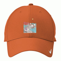 Vintage Retro Pluto National Park   Visit Pluto Linear Art Nike Dri-fit Cap | Artistshot