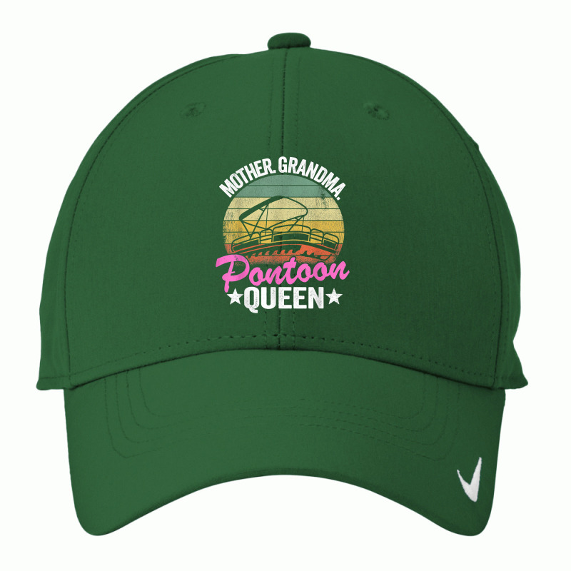 Lake Life Women Mom Mother Grandma Pontoon Queen T Shirt Nike Dri-fit Cap | Artistshot