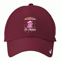 Hippopotamus I Want A Hippopotamus For Christmas Xmas Hippo 1282 Hippo Nike Dri-fit Cap | Artistshot