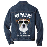 Jack Russel Present For Dog Lovers Men Denim Jacket | Artistshot