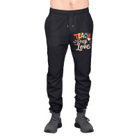 Teach Pray Love Design Teacher Urban Sweatpant | Artistshot