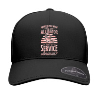 What Do You Mean My Pet Alligator Isn't A Service Seamless Cap | Artistshot