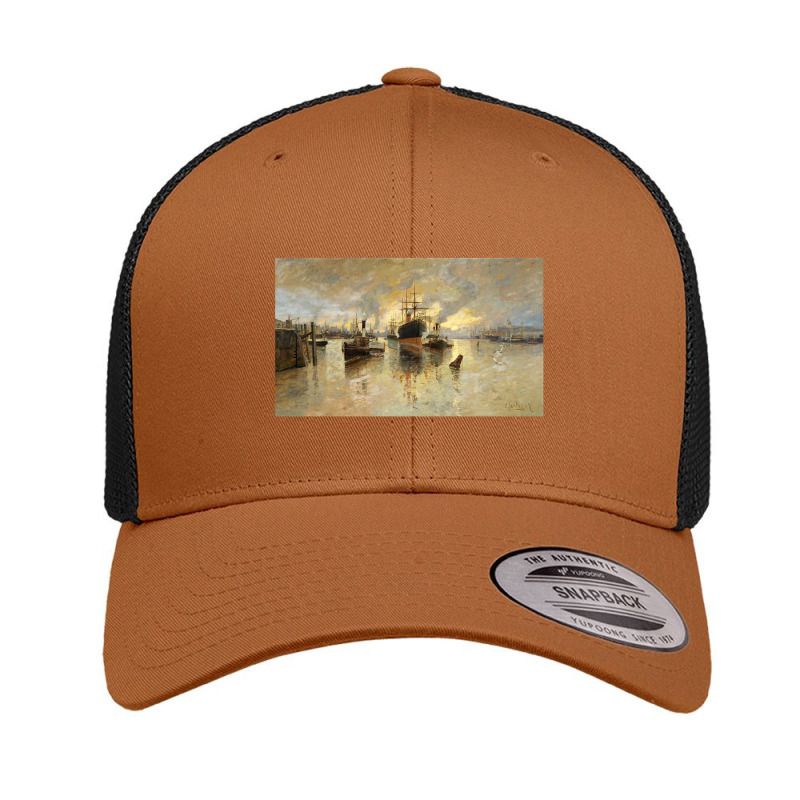 Glasgow Harbour Retro Trucker Cap | Artistshot