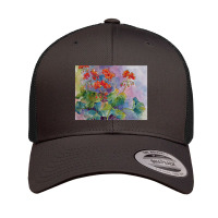 Geraniums Retro Trucker Cap | Artistshot