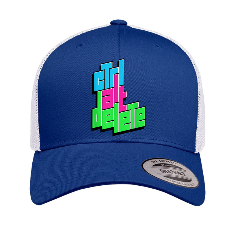 Funny Pc Nerd Ctrl Alt Del Tee - Control Alt Delete Retro Trucker Cap by RiekertAlennah | Artistshot