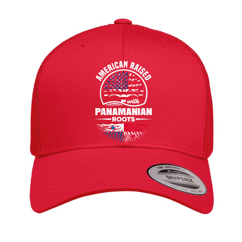 American Raised With Panamanian Roots Panama Panama Flag Retro Trucker Cap by Newshirt | Artistshot