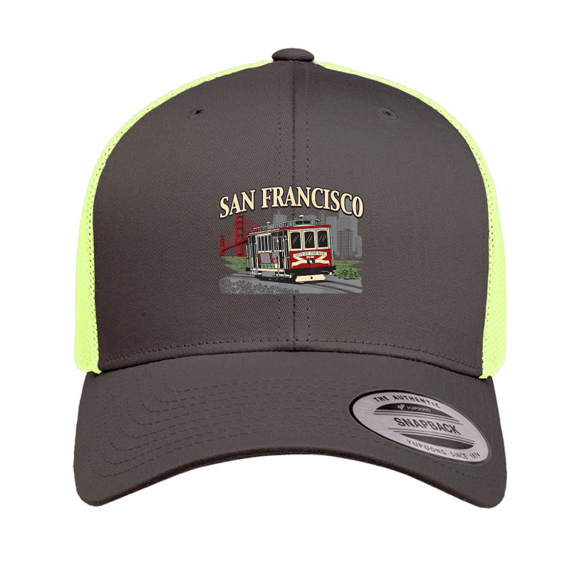 San Francisco Golden Gate Tshirt California Republic T-shirt Retro Trucker Cap by cm-arts | Artistshot