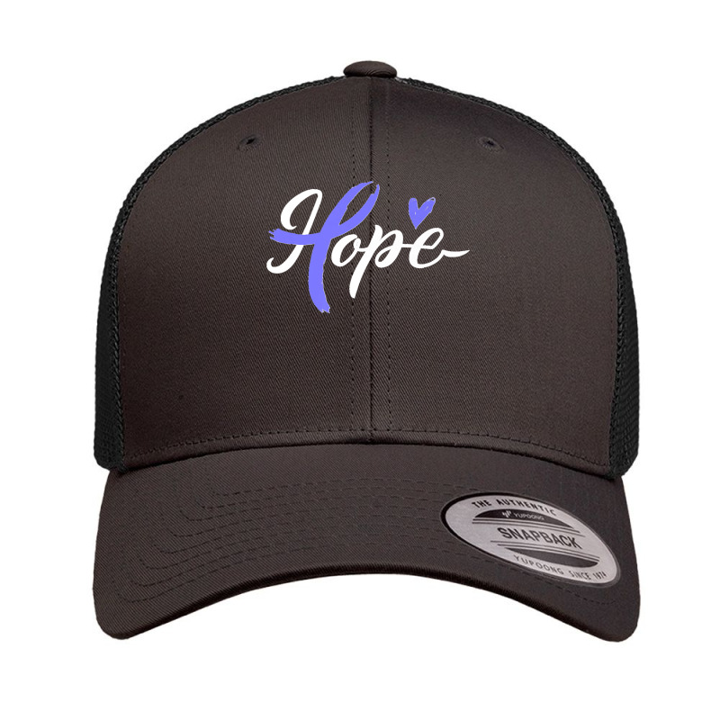 Hope   Esophageal Cancer Support Shirt For Esophageal Cancer Premium T Retro Trucker Cap by KarinCeleste | Artistshot