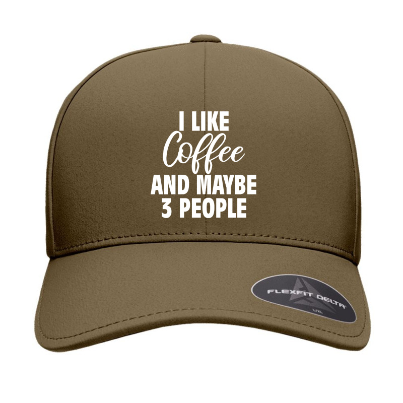 I Like Coffee And Maybe 3 People Classic  Copy Copy Seamless Cap by Tisha Brown | Artistshot