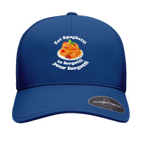 Pasta Lover Eat The Spaghetti To Forgetti Your Regretti Seamless Cap | Artistshot