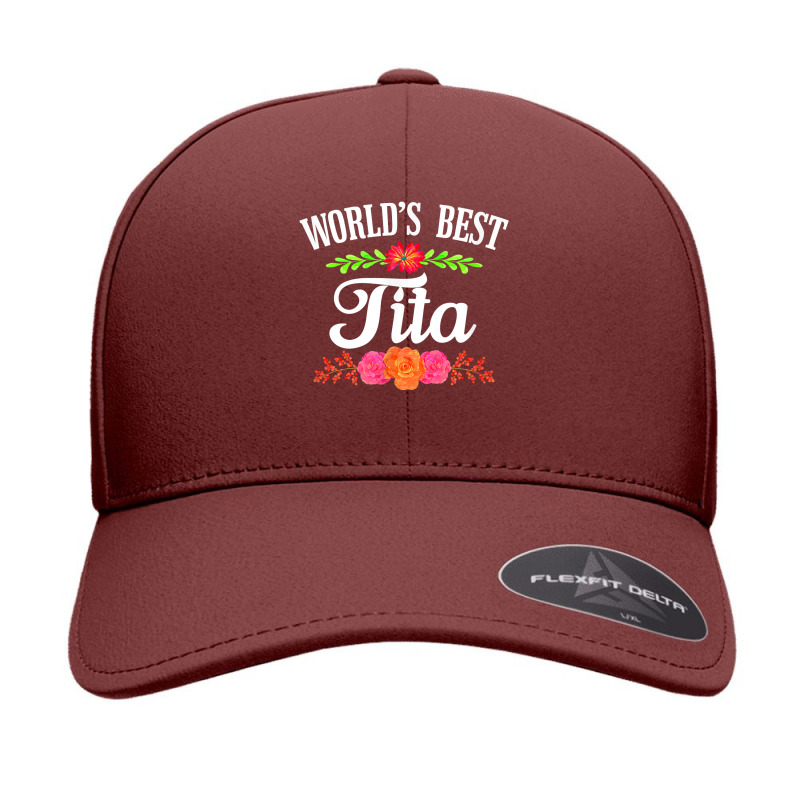 Spanish Grandma T Shirt   World's Best Tita Shirt Seamless Cap | Artistshot