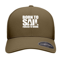 Born To Sail Forced To Work Sailing Gift Idea Classic Seamless Cap | Artistshot