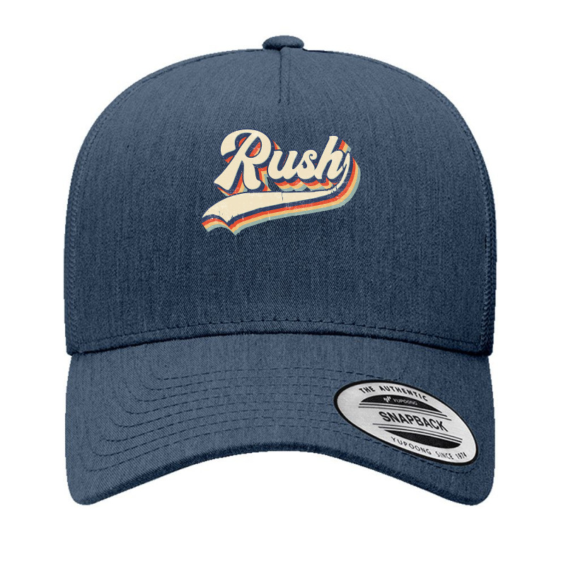 Rush Surname Vintage Retro Gift Men Women Boy Girl Yupoong Trucker Cap by trokeryth | Artistshot