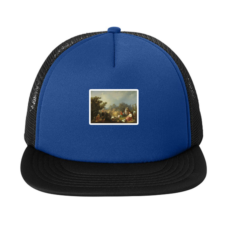 View From Nahant At Sunset Thomas Chambers 110521432 Foam Snapback hat by hasbyart | Artistshot