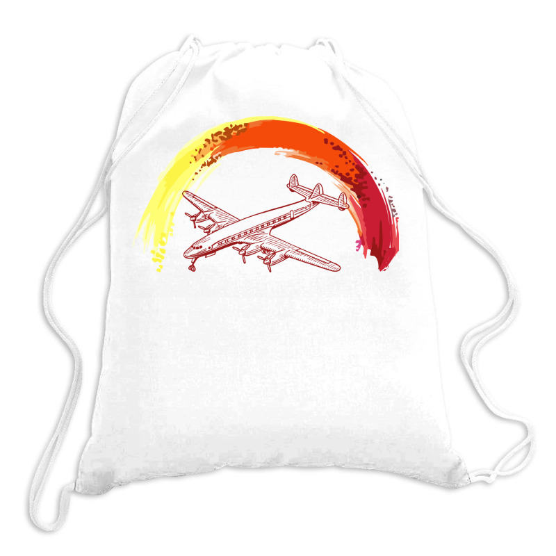 Airplane Drawstring Bags | Artistshot