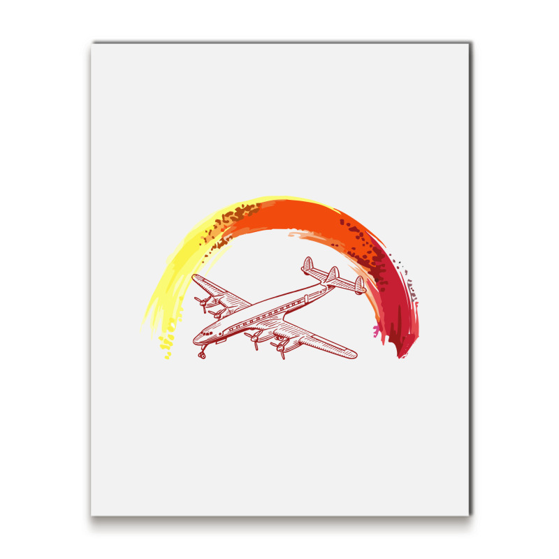 Airplane Metal Print Vertical | Artistshot