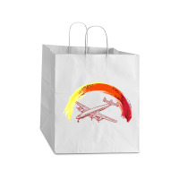 Airplane Take Out Paper Bag - 14 X 10 X 15 1/2 | Artistshot