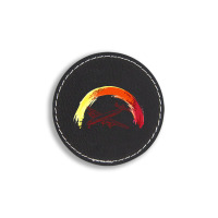 Airplane Round Leatherette Patch | Artistshot