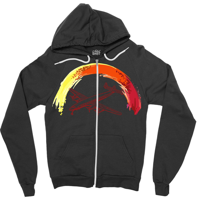 Airplane Zipper Hoodie | Artistshot