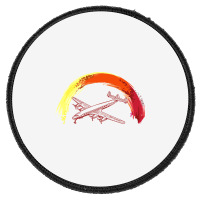 Airplane Round Patch | Artistshot