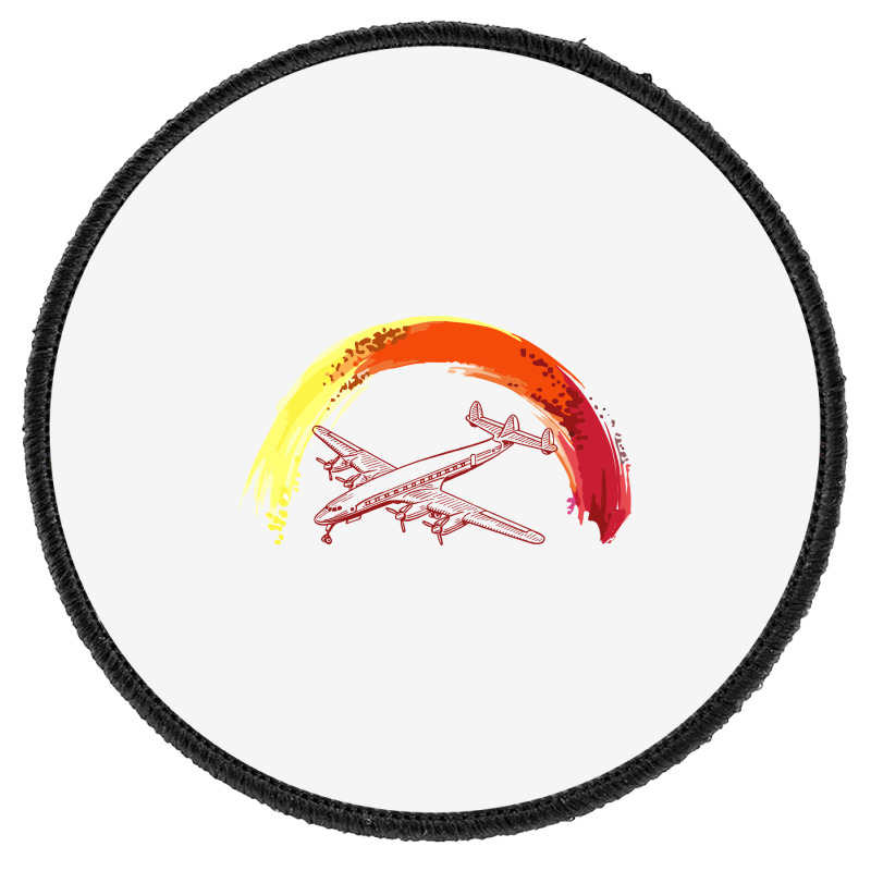 Airplane Round Patch | Artistshot