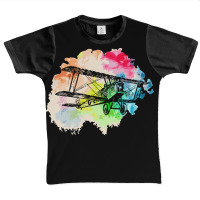 Biplane Graphic Youth T-shirt | Artistshot