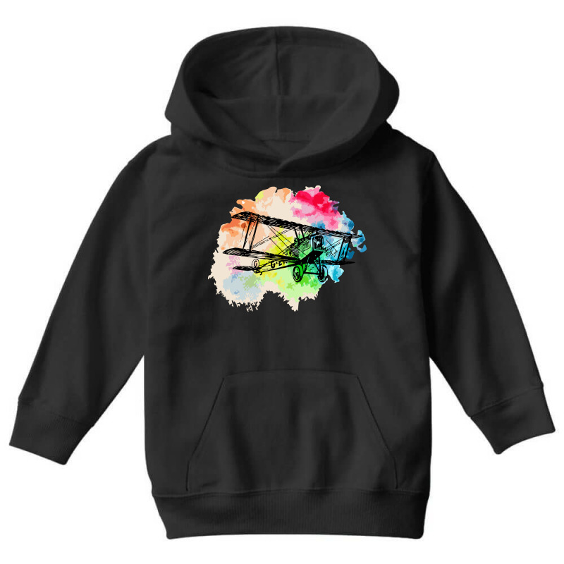 Biplane Youth Hoodie | Artistshot