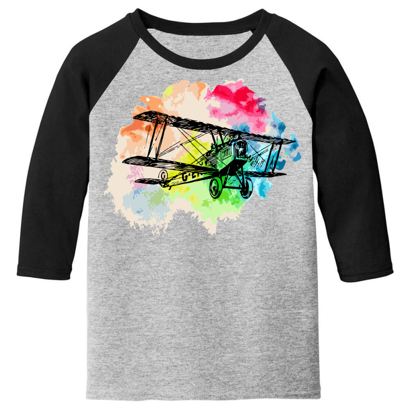 Biplane Youth 3/4 Sleeve | Artistshot