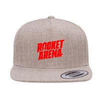 Music Vintage Rocket Funny Gift 5 Panel Snapback Cap | Artistshot