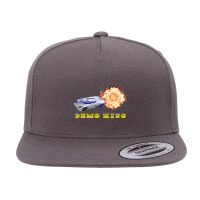 Cartoon Character Demo King Gifts Men 5 Panel Snapback Cap | Artistshot