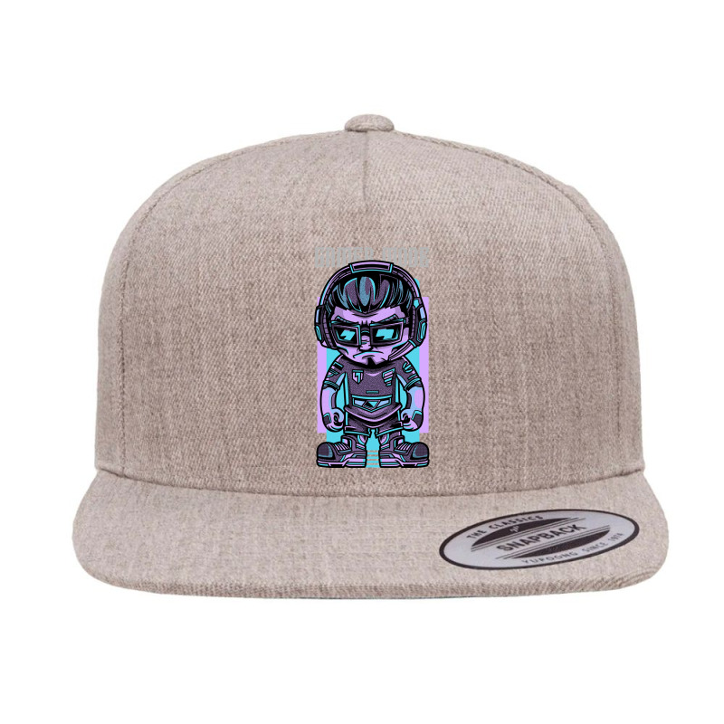 Character Animated Jonny Esports Day Gift 5 panel snapback cap by Tabithas-Artists | Artistshot