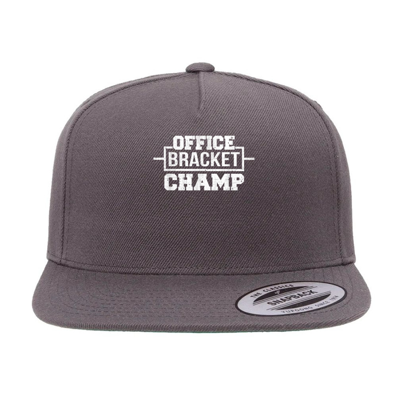 Sports Office Bracket Champ T Shirt For Office Pool Winners 5 panel snapback cap by BrandalynSaetern | Artistshot