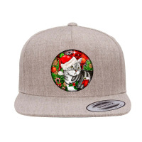 Christmas American Shorthair Cat 5 Panel Snapback Cap | Artistshot