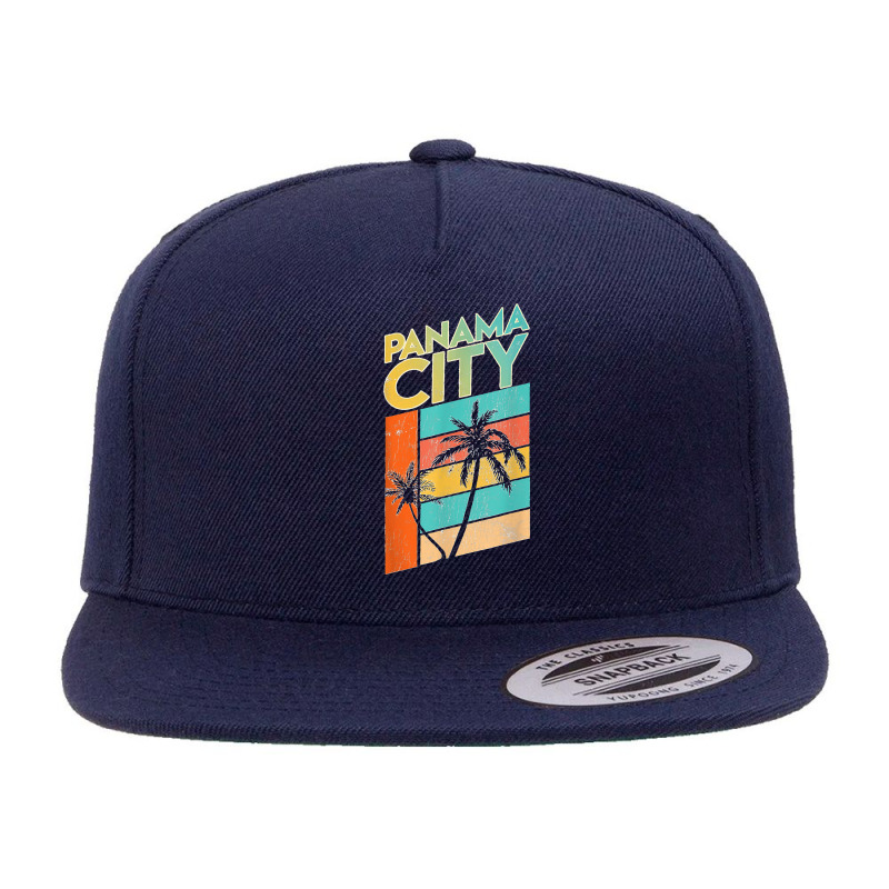 Panama City Beach Tshirt Family Vacation Florida 5 panel snapback cap by WirtzRichard | Artistshot