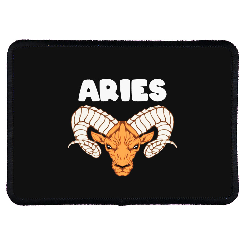 Aries Ram Zodiac Rectangle Patch | Artistshot