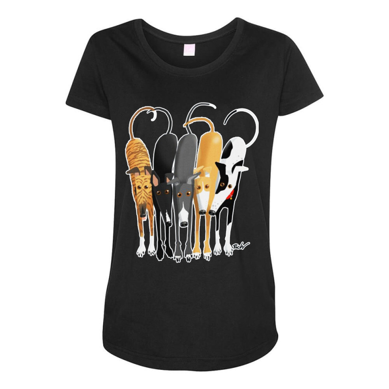 Tails Up Maternity Scoop Neck T-shirt | Artistshot