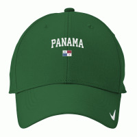 Panama T Shirt Vintage Sports Design Panamanian Flag Tee Nike Dri-fit Cap | Artistshot