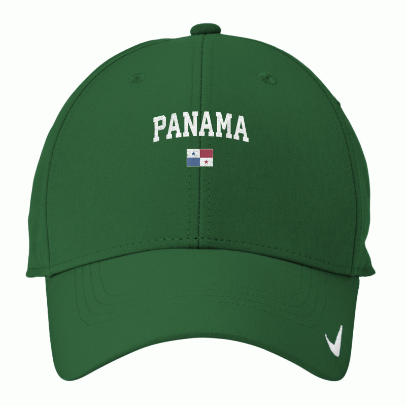 Panama T Shirt Vintage Sports Design Panamanian Flag Tee Nike Dri-FIT Cap by valerietaverna | Artistshot