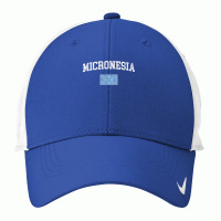 Retro Micronesia Flag Vintage Micronesian Flag Micronesian T Shirt Nike Dri-fit Cap | Artistshot