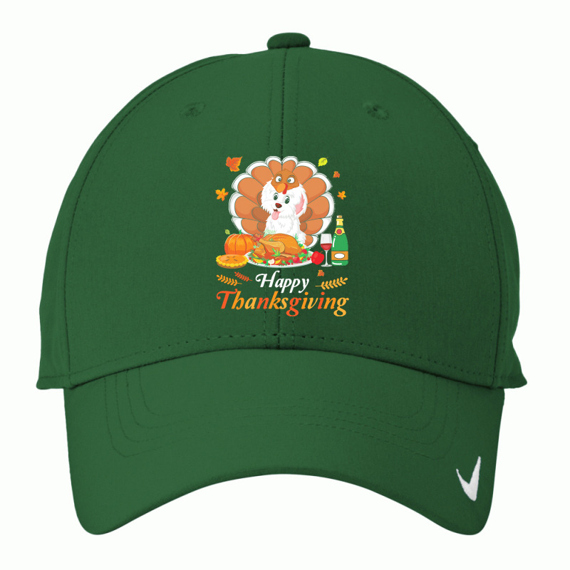 Havanese Dog Thanksgiving Christmas Day T  Shirt Havanese Turkey Costu Nike Dri-fit Cap | Artistshot