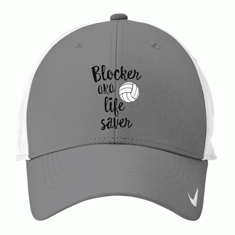 Blocker Aka Life Saver Funny Volleyball T Shirt Defense [converted] Co Nike Dri-FIT Cap by johnoconnorart | Artistshot