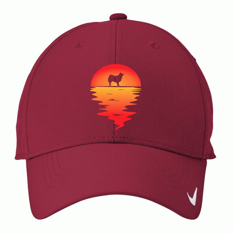 Icelandic T  Shirt Sunset Dog Icelandic Sheepdog T  Shirt Nike Dri-FIT Cap by elephantjellyfish | Artistshot