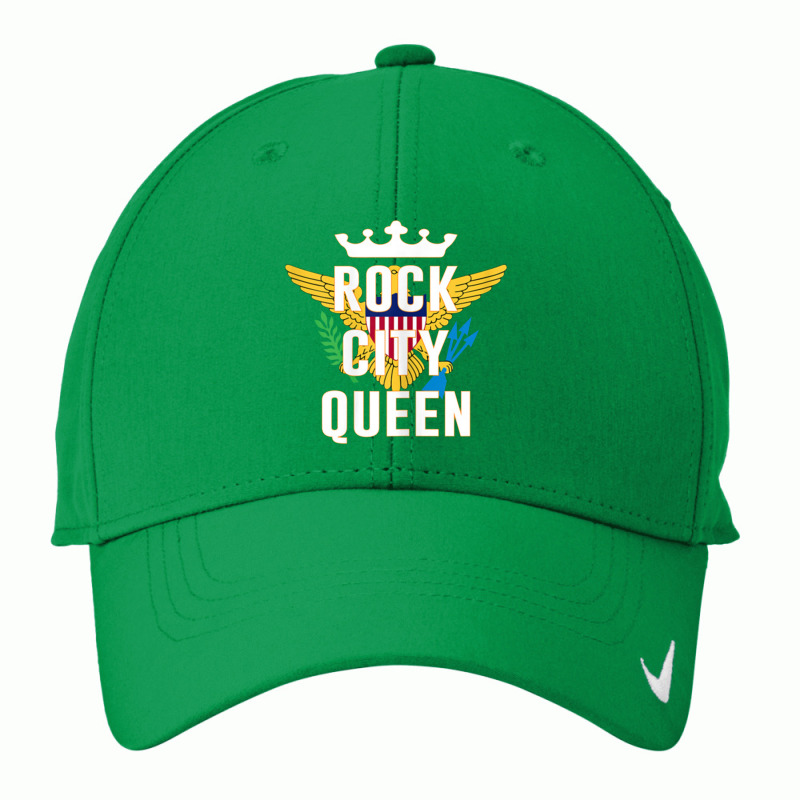 Womens Rock City St. Thomas Virgin Islands Usvi Nike Dri-fit Cap | Artistshot