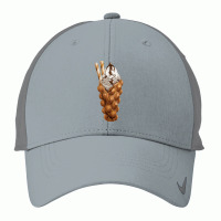 Eggette Bubble Waffle Vanilla Ice Cream T  Shirt Egg Bubble Waffle Van Nike Dri-fit Cap | Artistshot