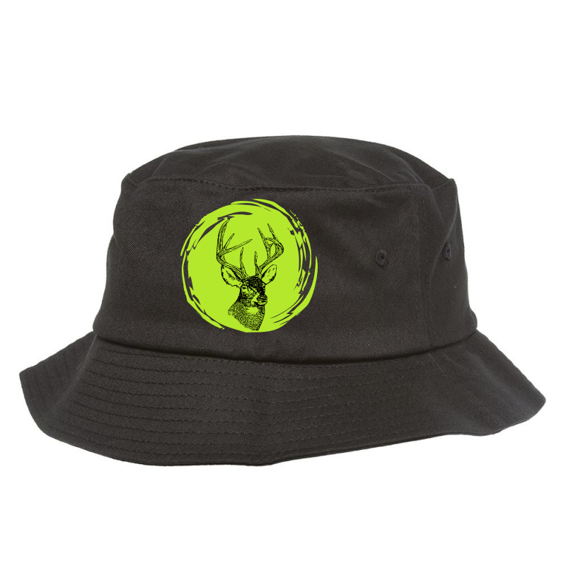 Whitetail Deer Head Bucket Hat by HRC Design | Artistshot