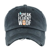 I Speak Fluent Dog Funny Dog Ponytail Cap | Artistshot