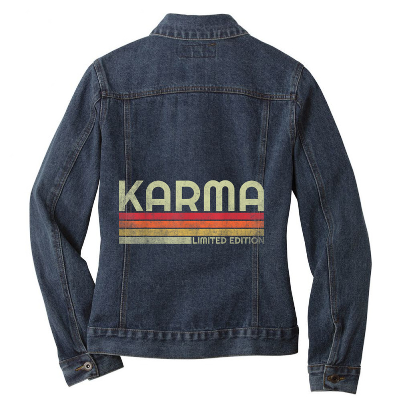 Karma Limited Edition Ladies Denim Jacket by Rebecca Mitchell | Artistshot